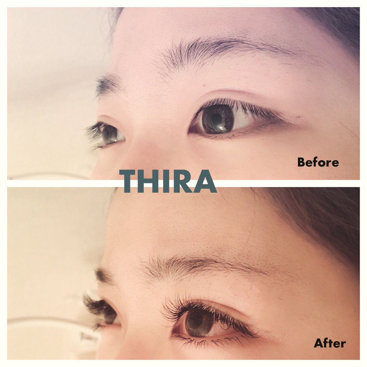 Thira 縮毛矯正専門店の美容室の中で四月からまつ毛エクステ始めました 上0本 下60本 のエクステをお付けしました O O 華やかでとても素敵です まつ毛エクステ マツエク アイラッシュ まつ毛 美容室 自由が丘 奥沢 縮毛矯正専門店 縮毛矯正