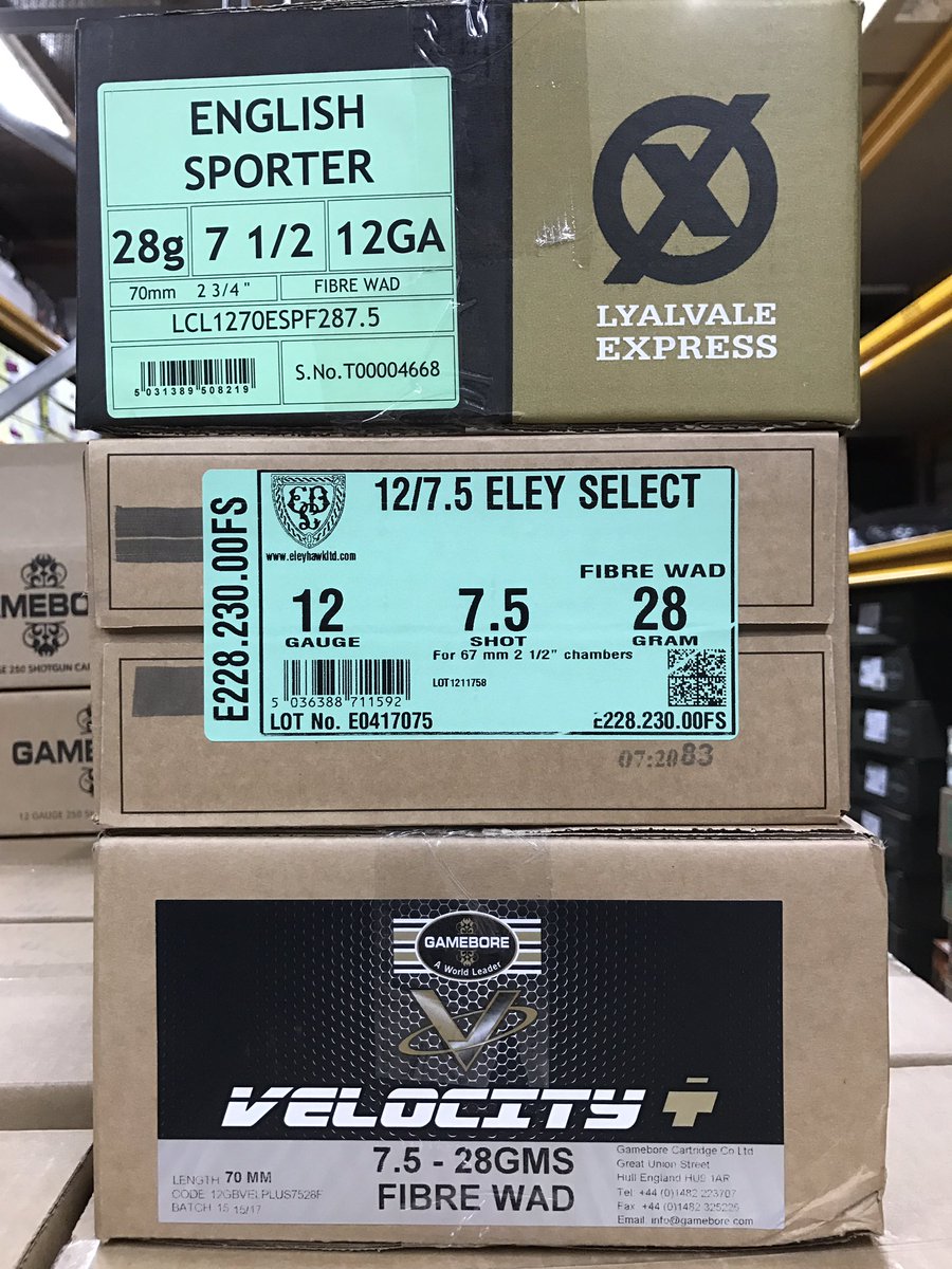 £180 per thousand now in stock @rbamfordguns 
Available tomorrow. Thursday.