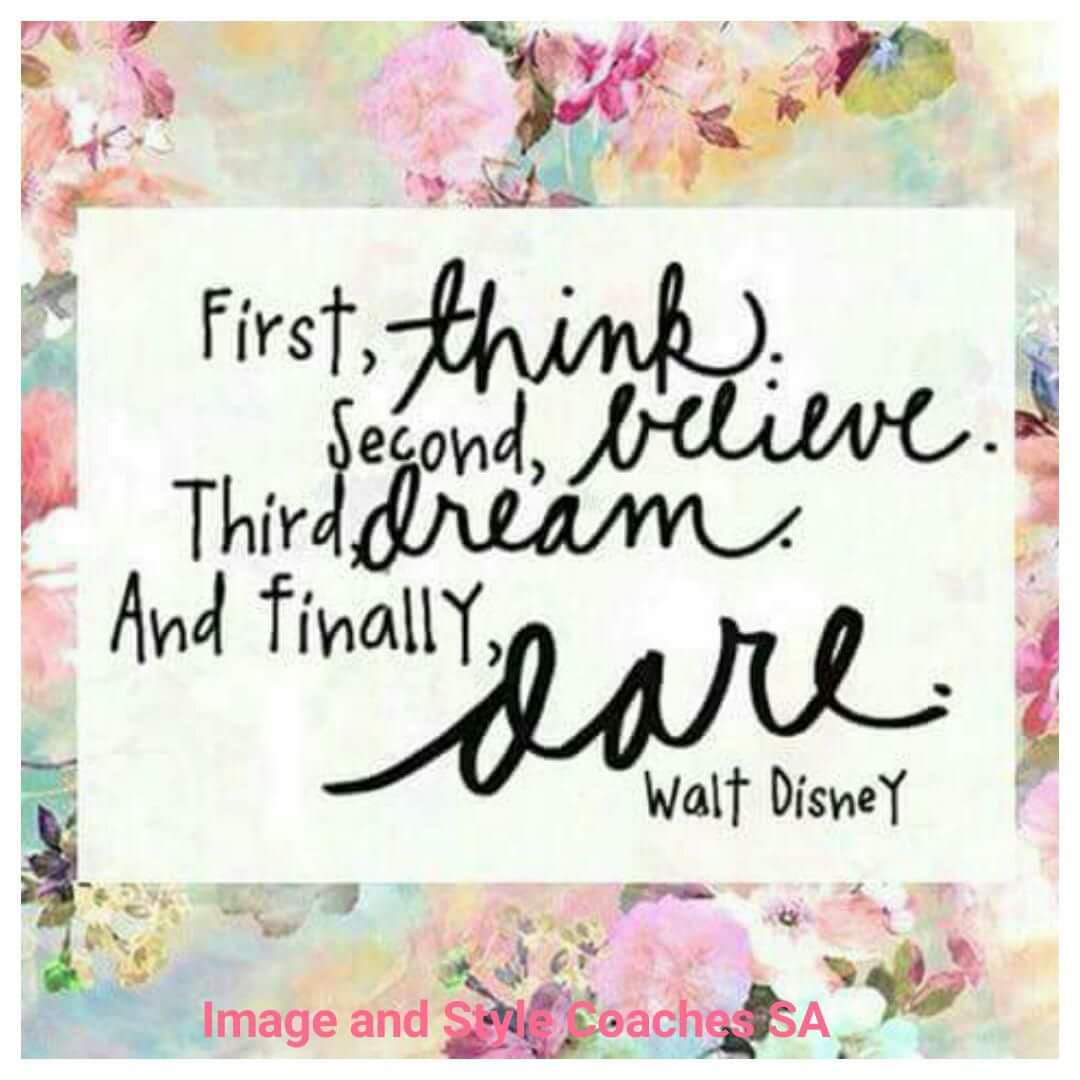 stylecoachessa's tweet photo. #morningquote Think, Believe, Dare https://t.co/153S3DfWl6