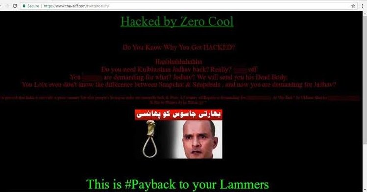 Glibs_Media's tweet photo. #FastFeeds
The Website of the @IndianFootball Hacked posting offensive terms on #KulbhushanJadhav
Full Story on : https://t.co/ece6AtRZun https://t.co/zC7fnBLbqd