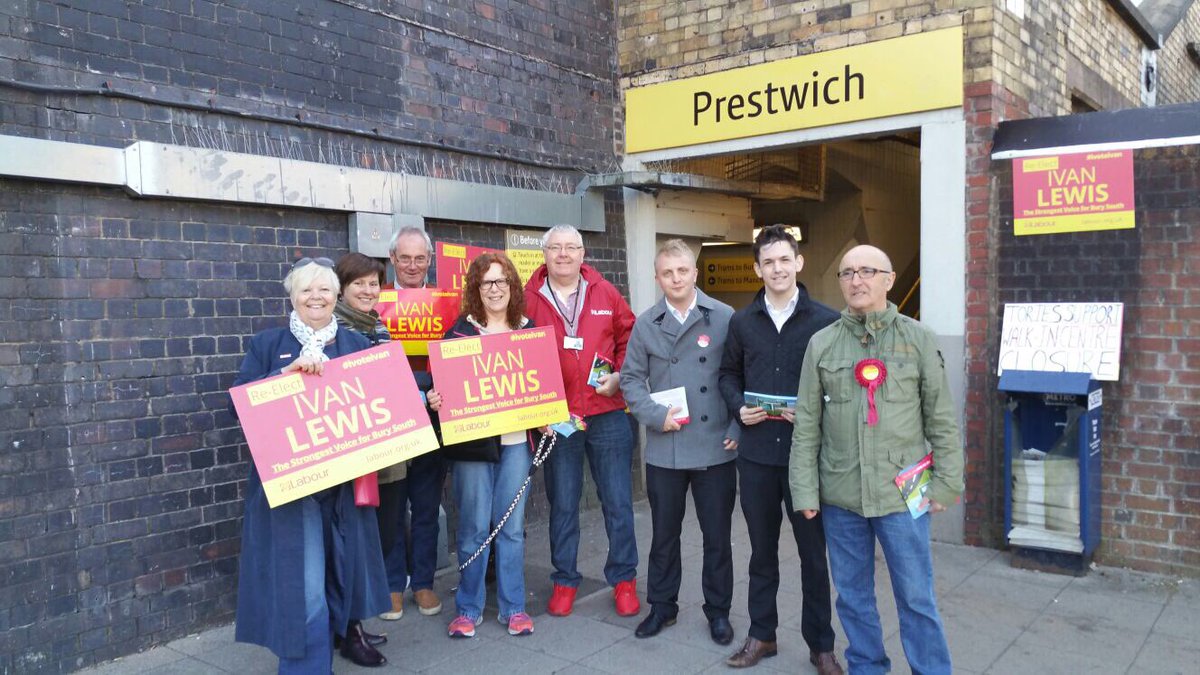 PrestwichLabour's tweet photo. Out in force today at a tram station near you! https://t.co/P0z24nDQRA
