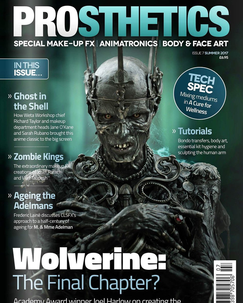 FX_creator's tweet photo. Look who is on the cover.
Thank you so much  @nrgorton  for this
#josefrarach #vladtaupesh #fxcreator #theprosthetics #makeup #cover https://t.co/Fahi7JX0es