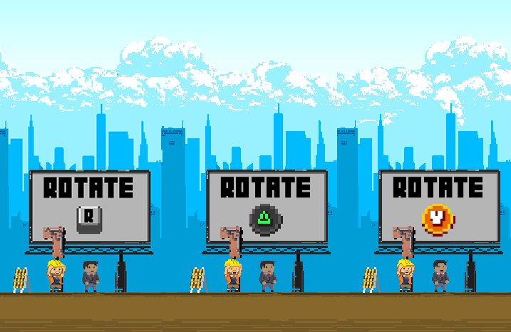 blockpocalypse's tweet image. working on cool things, like this glyph-swapping system that auto updates based on your controller type #indiegamedev