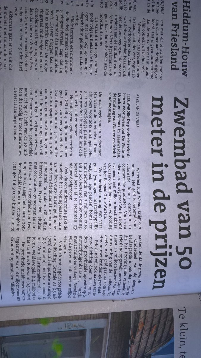 ZvdeVikings's tweet photo. Politiek trekt beurs voor nieuwe 50 meter zwembad De Welle in Drachten! Prima! #knzb #workhard #swimhard https://t.co/ooAYCJtssD