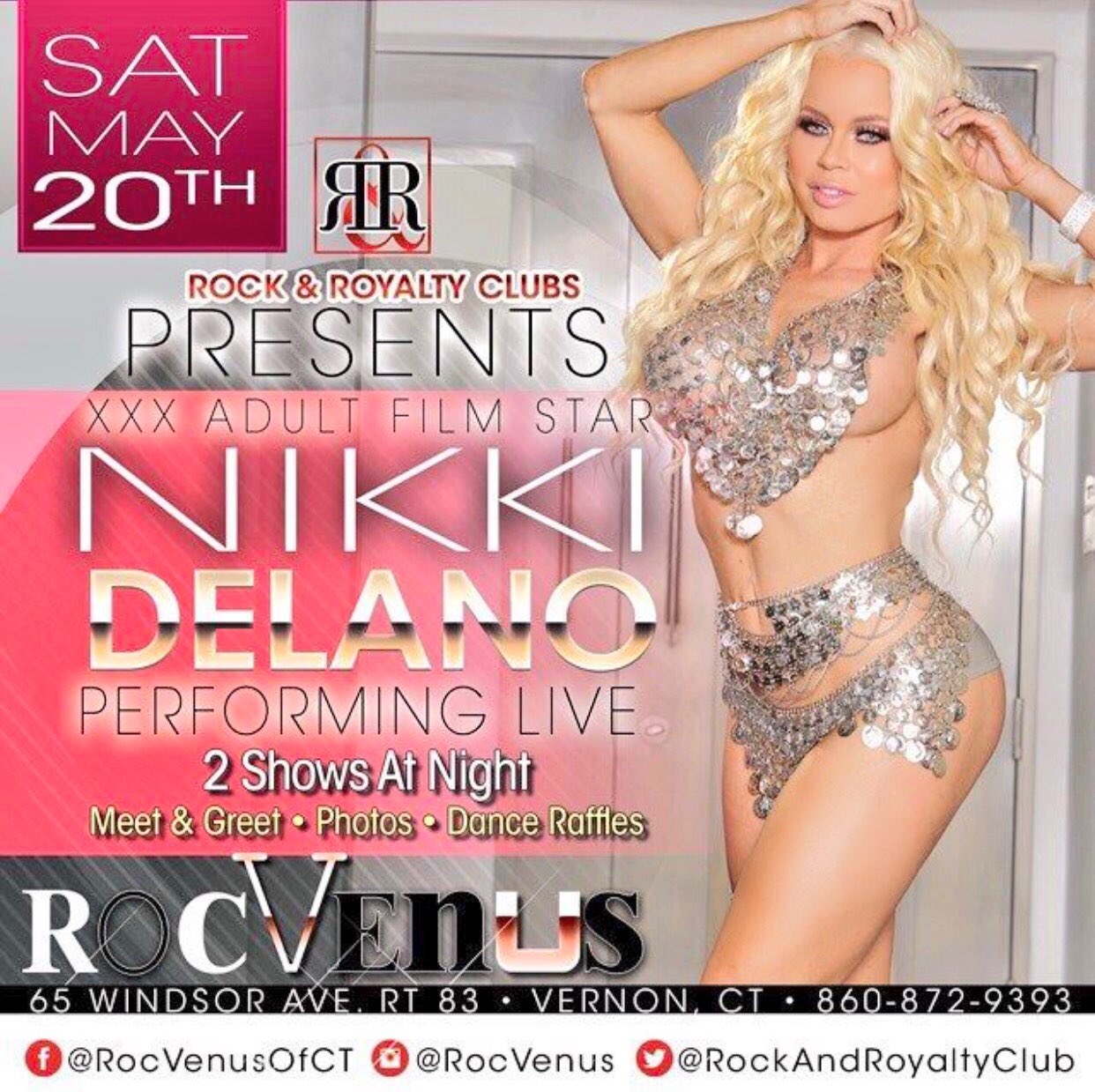 1 pic. Meet me live next weekend at @RockRoyaltyClub in Connecticut https://t.co/aChUfaZAUP