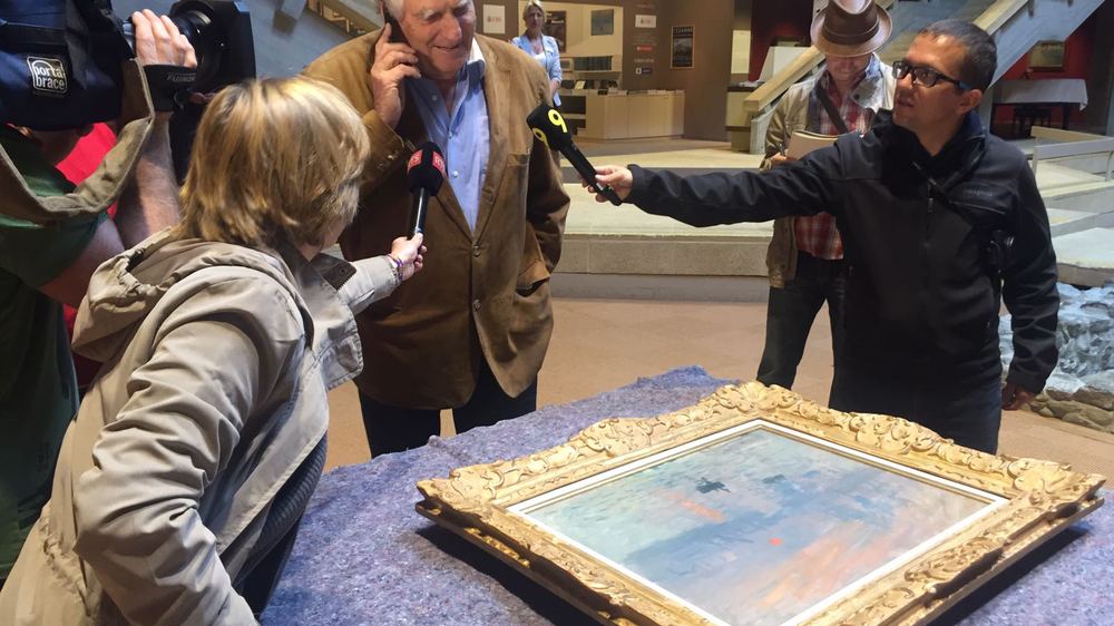 "Impression, soleil levant" est arrivé à la Fondation Pierre Gianadda à Martigny: Le célébrissime tableau de Claude… dlvr.it/P68QLJ