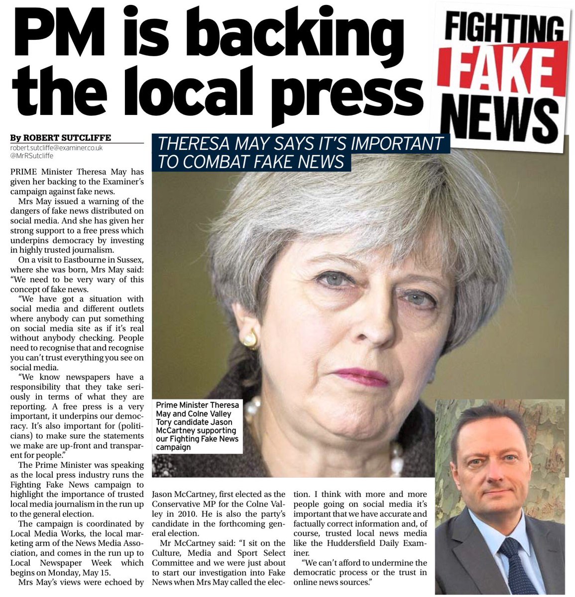 JasonMcCartney's tweet photo. Joined the PM in backing the @Examiner 's "Fighting Fake News" campaign - those distributing fake news online are undermining our democracy https://t.co/IVnMyAVIzA