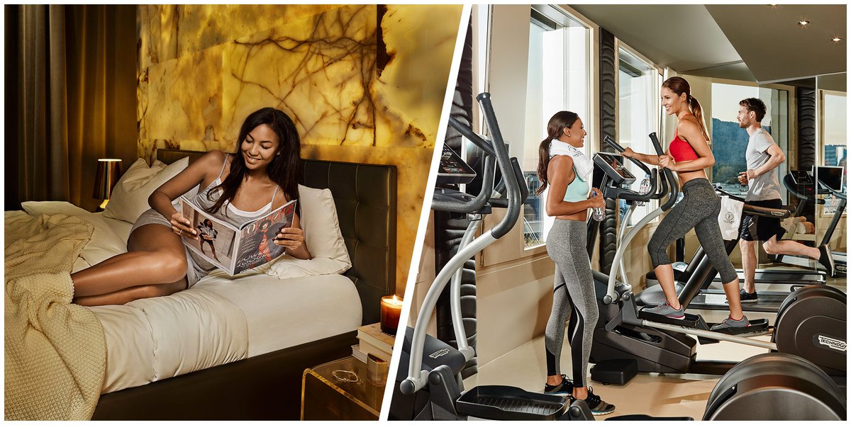 visionapartment's tweet photo. #Relax or #workout? What's your favourite way to spend a free evening? You can have both in #VISIONAPARTMENTS at #Wolframplatz in #Zurich. https://t.co/28CaJVNO40