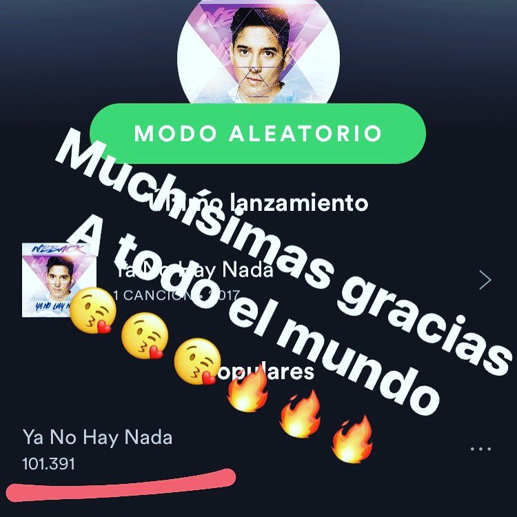 nbback's tweet photo. Muchísimas gracias a todos los que apoyan y comparten mi música día a día Ustedes hacen que los sueños se vuelvan una realidad...😘😘😘🔥🔥🔥😁😁😂😂😂 https://t.co/b0KQ2lXFnK