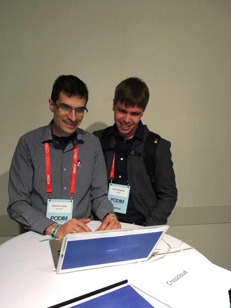 Unigraph demos at full swing <a href="/podimconference/">Podim Conference</a>