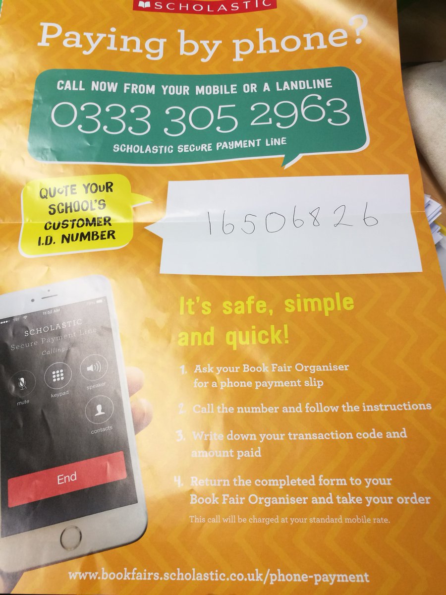 DunLibrary's tweet image. Book Fair!! You can pay for books using the dedicated phone number. Just ring, give the school code and get authorisation! EASY!