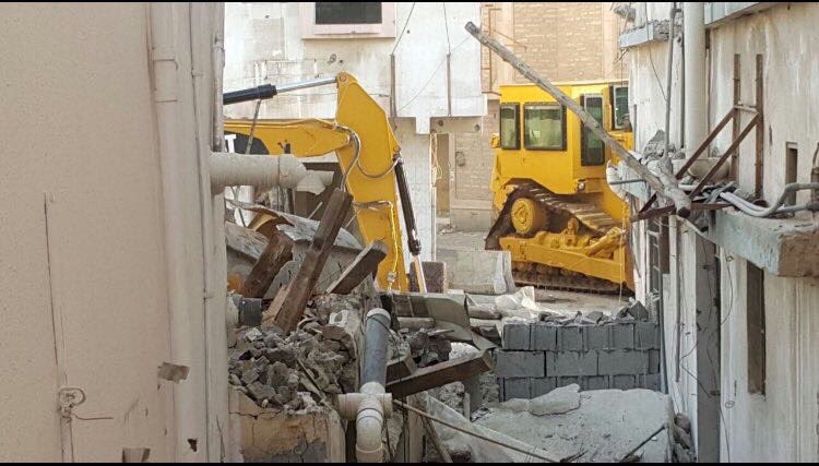 بإسناد ودعم قوات الطواريء تنفيذ الخطة الاولى تطوير وهدم مسورة