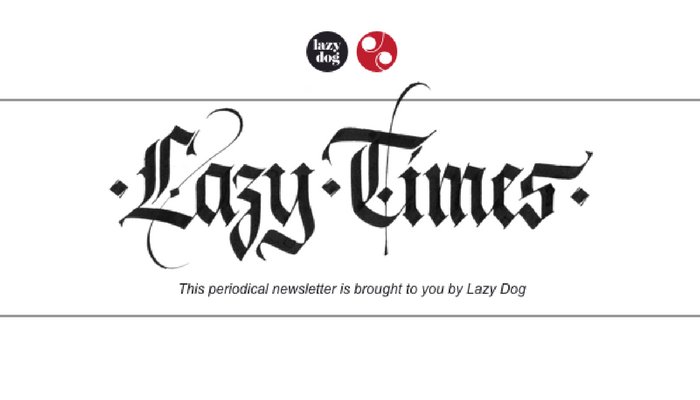 LazyDogPress's tweet photo. A new #LazyTimes newsletter is out! https://t.co/JnI6StZ0MR #TakeCake #TEDxBrescia #LucaBarcellona #inbookswetrust https://t.co/mcsmPnC1nU