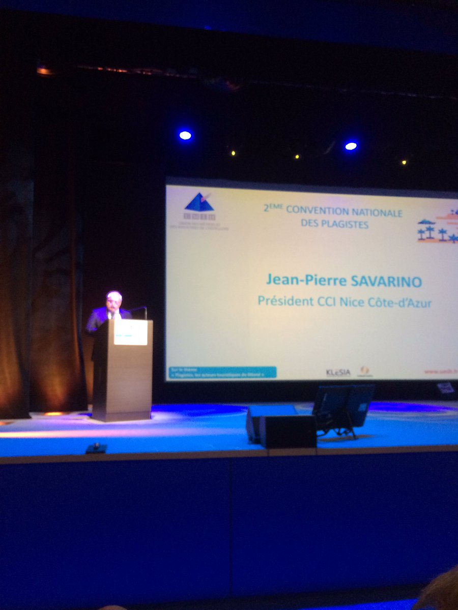 EricBarrat's tweet photo. Intervention Président CCI JP Savarino à la convention nat des plagistes pour soutenir économie du tourisme des AM et ses emplois #ccinice https://t.co/qxXrQvmBzo