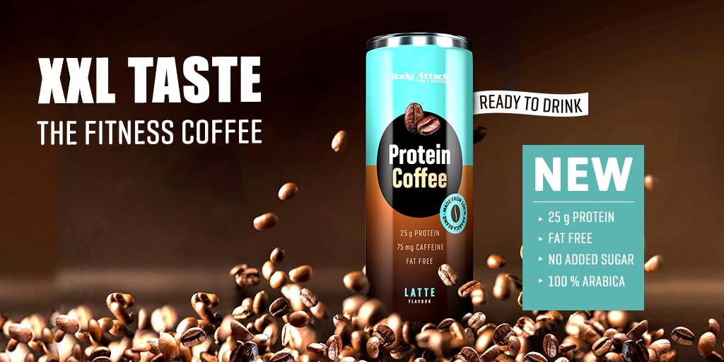 Der neue #ProteinCoffee: ✔️ 25g Protein  ✔️ Fettfrei  ✔️ 100% Kaffeegenuss – Jetzt probieren: fcld.me/ProteinCoffee #fatfree #protein