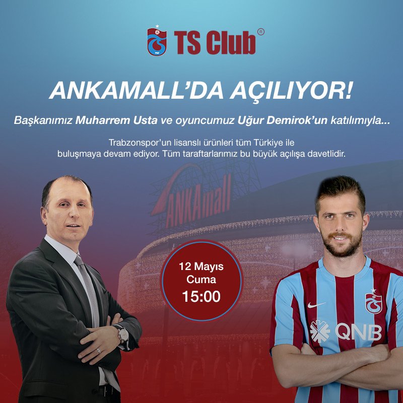 Trabzonspor's tweet photo. Bütün taraftarlarımız davetlidir. #Hayde https://t.co/1LxO7U5ujP