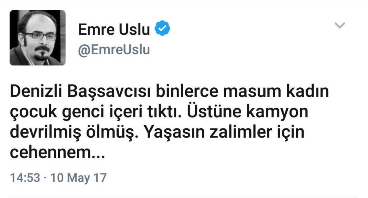 melihaltinok's tweet photo. Başsavcının ölümü üzerine FETÖ'cü Uslu'nun mesajı  ve "solcu" Cumhuriyet'in haberi... Bırak gazeteciliği insan değilsiniz! https://t.co/XLxXqIMoYy