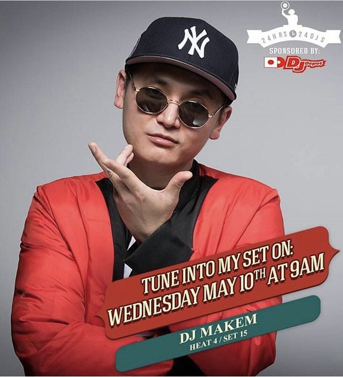 mediabizto's tweet photo. Stay tuned #24DJs has #DJMakem next...you may want to watch the live stream on Facebook for this one! https://t.co/jxkHUjIgN9