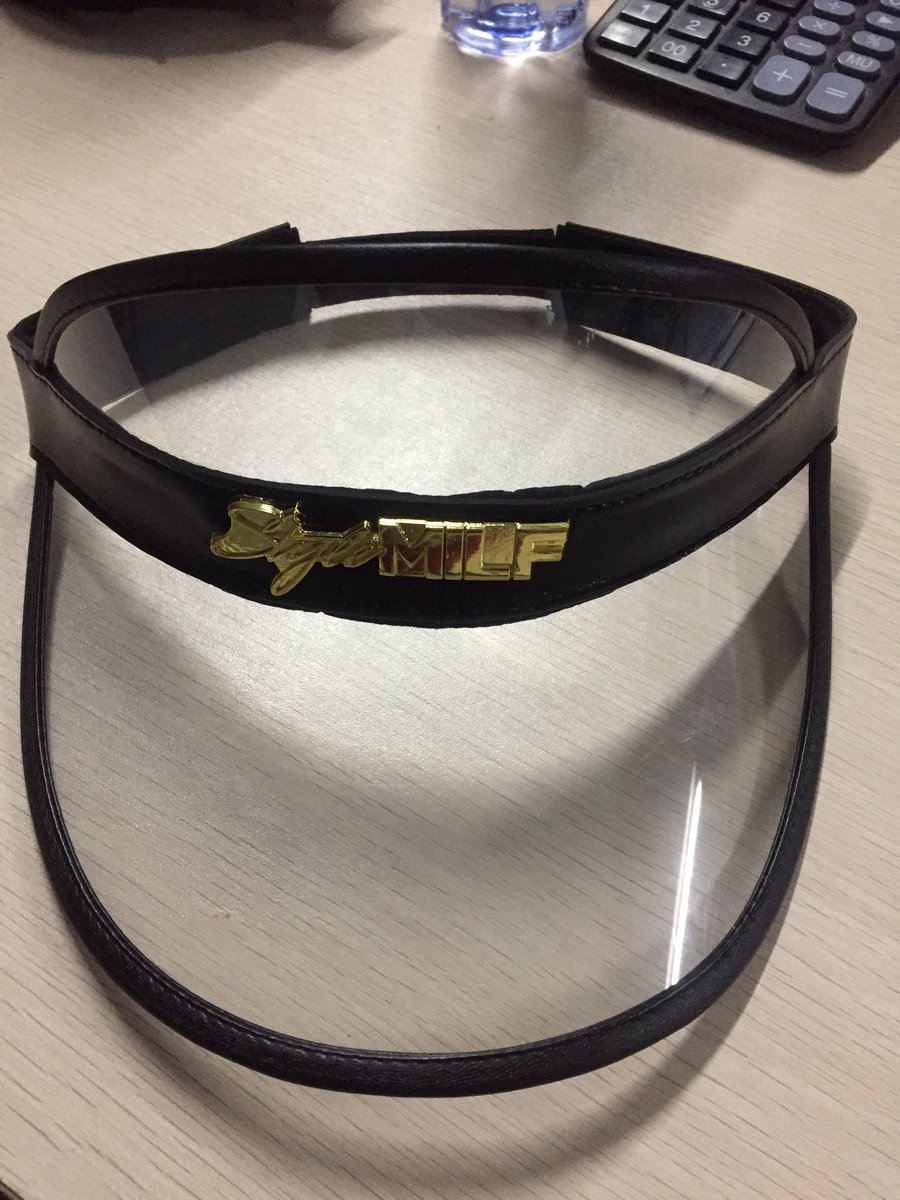 giftfabrics's tweet photo. Baseball sun visor cap hat with golden logos from boyi fty, but not for sale, only for client, C. Thank you . https://t.co/AlBPmKqdAX