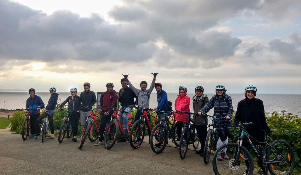 UniKent's tweet photo. Meet @thetandemmen at the official opening of @UniKentSports Cycle Hub tomorrow at 12.30 at The Pavilion, Canterbury https://t.co/APHfCJ2rfh https://t.co/hN2M2wqQvD