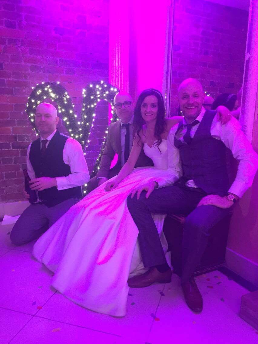 CollectionLive's tweet image. Hanging out at Keavy's wedding after her twin Edele performed with us! Great day!