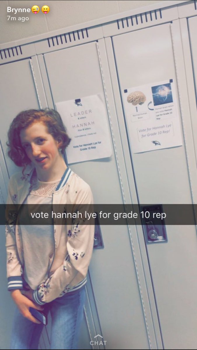 Vote Hannah lye for your grade 10 rep on students council! 😊🎉 #oss #VOTEMEGANDHALEY #osspride