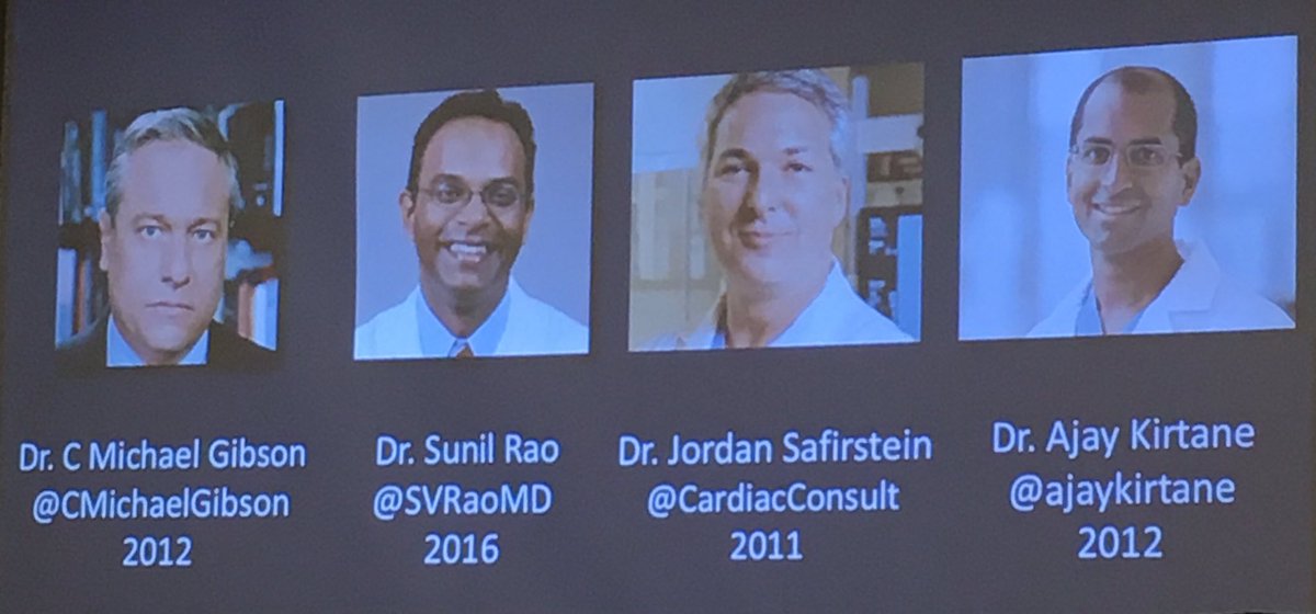 yadersandoval's tweet image. Now onto #SoMe session at #SCAI2017 w @chadialraies @DrSheilaSahni @CMichaelGibson @SVRaoMD @ajaykirtane @CardiacConsult