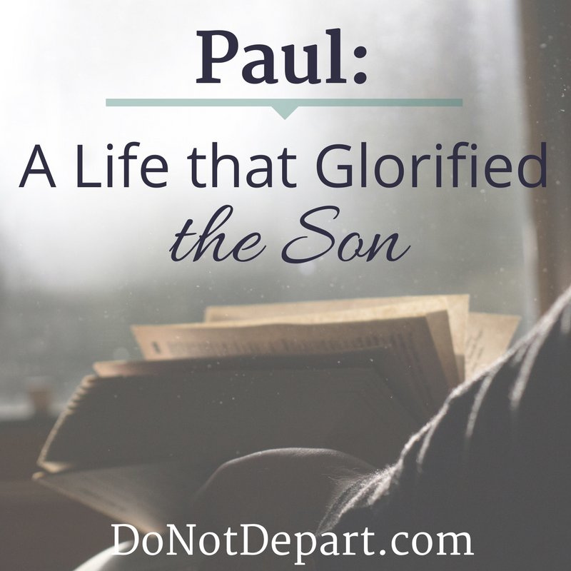 DoNotDepart's tweet photo. Paul: A Life that Gloried the Son. Read about this #NewTestamentWriters from @HeartfeltByAli today: https://t.co/MsAFww2k36 https://t.co/vBSxD0ZzX3