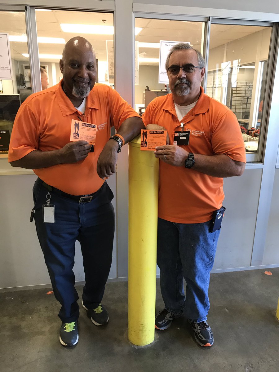 Joe and Frank have #gotyourback at the IC! Using gloves, team lift, and great communication while uninstalling beams!