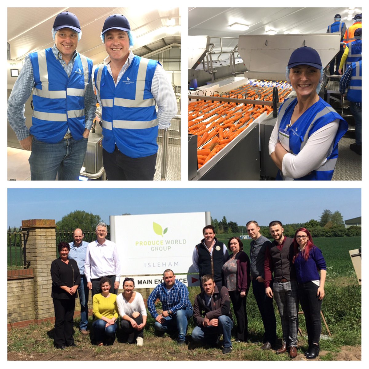 Thank you to <a href="/Burgee2/">Andrew Burgess</a> &amp; @ProduceWorld for showing us around your very impressive carrot factory. We look forward to the return leg. 👍