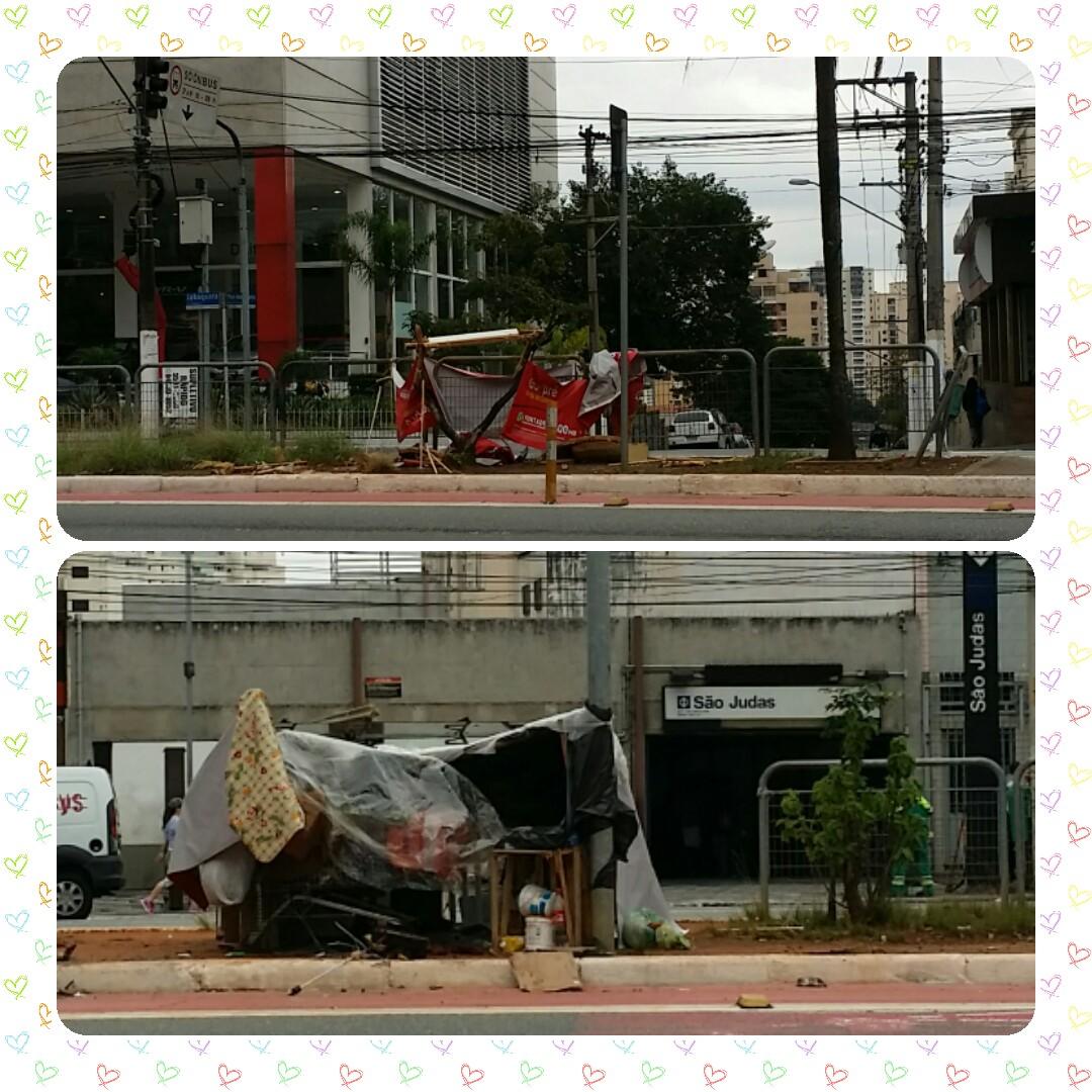 Bigodez's tweet photo. SOS #sjudas. a quem pedir ajuda? Alguém sabe? se não fizer nada, vira FAVELA #zeladoria @metrosp_oficial @prefsp @UsuariosMetroSP @L1Azul https://t.co/d2pWwXrzUe