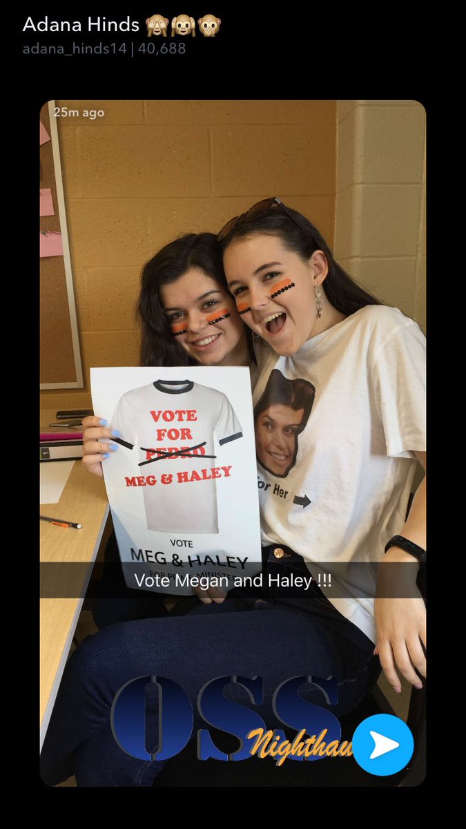 MegandHaley's tweet photo. living for the snapchat lovvvee❤️❤️ #VOTEMEGANDHALEY https://t.co/lyNDE6O3Cs