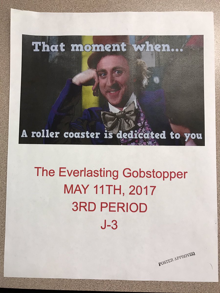 WillyWonkaRC's tweet photo. We are 1 day away!!!! Hope to see you there #TheEverlastingGobstopper https://t.co/RbjUEsCE8h