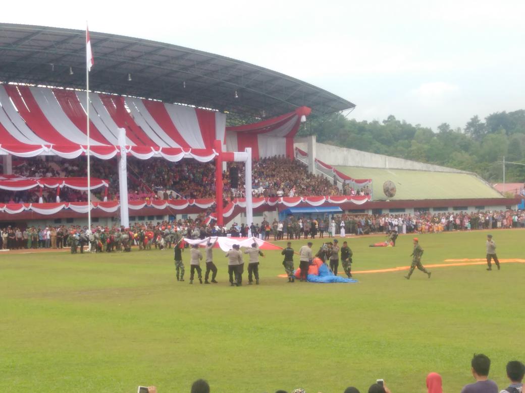 Penutupan Latsitarda Nusantara ke-37 di Kota Tarakan, Provinsi Kalimantan Utara.