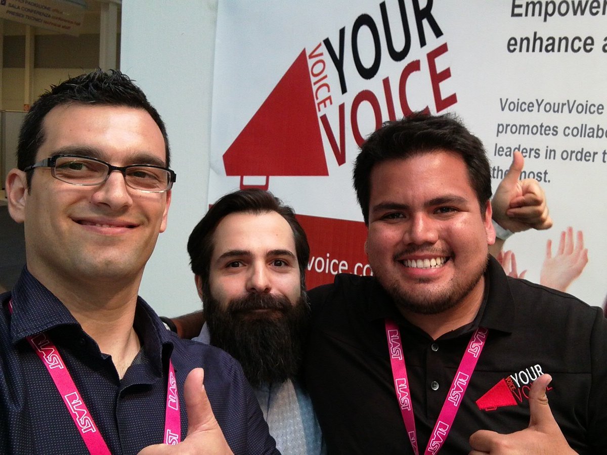 byteween's tweet photo. @Voice_YourVoice &amp; @byteween #Blast2017 #InternetOfUltraSound @Blast_project @millytucci @TiffanyNorwood @PoloNavacchio @istao @lucmar80 ;) https://t.co/vsyjGxrRgh