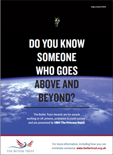 ButlerTrust's tweet photo. Do you know someone who goes above and beyond? Nominate them for a Butler Trust Award https://t.co/akvkIVrn1y https://t.co/BowC5p7UTR