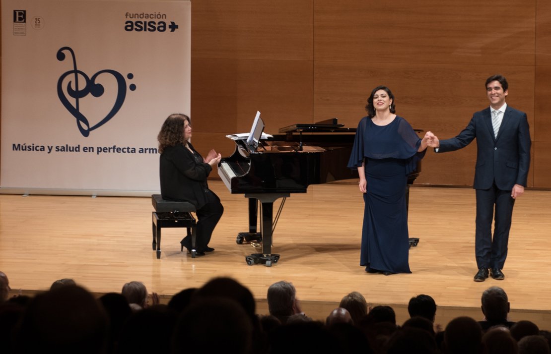 Música y Salud en perfecta Armonía. Éxito de @vivianara y <a href="/ArriTenor/">César Arrieta</a> en el Concierto de <a href="/AsisaSalud/">ASISA</a> en <a href="/palautgn/">PalauTGN</a>