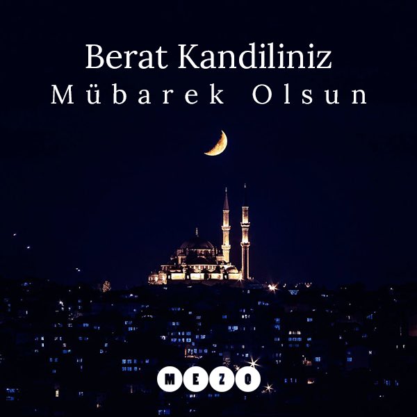 Tüm duaların kabul olduğu Berat gecesinin İslam alemine huzur getirmesi dileğiyle.