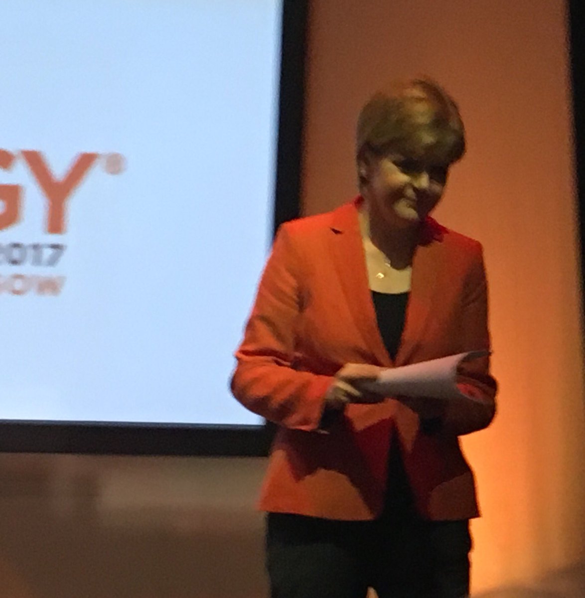 Inspiring start to All-Energy 2017 with our First Minister speaking about Scotland embarking on a low carbon revolution.
