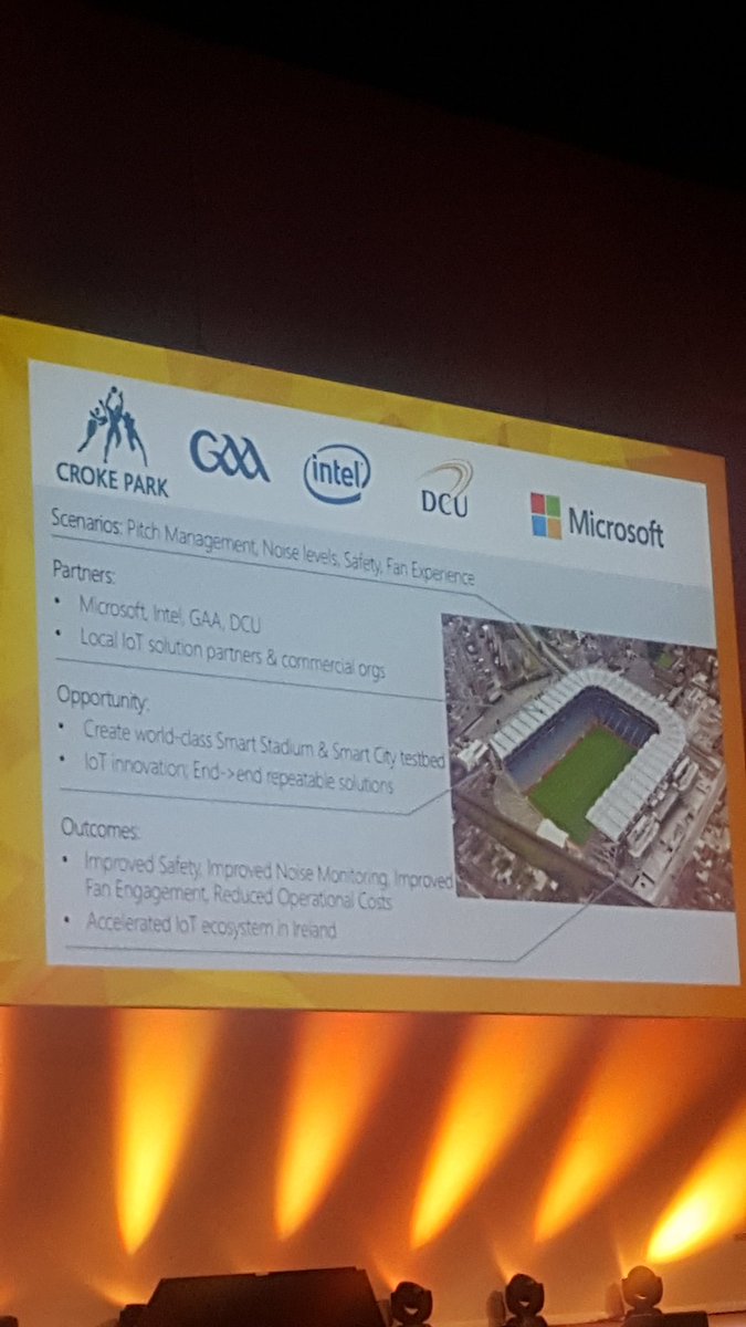 MSdevIRL's tweet photo. . @transponstergrl speaking about the #SmartCrokePark IOT project powered by @Azure #FutureScope https://t.co/HBUVksXPxt