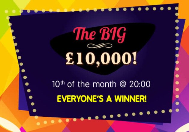 bingohouseuk's tweet photo. Win a guaranteed share of £10K tonight in the Big £10K game! 
Free tickets available! Terms apply https://t.co/rZhkuunWyT #winitwednesday https://t.co/lSaQUdfHoo