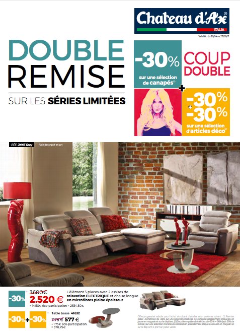 ChateauDaxFr's tweet photo. Venez profitez de la Double Remise sur les séries limitées chez Chateau d'Ax !
https://t.co/4QosQ4dmpR https://t.co/U3lNLgpp0i