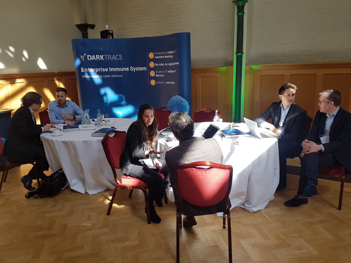 CIOFocusSummit's tweet image. Our long term partners @Darktrace having great meetings this morning #ciofs