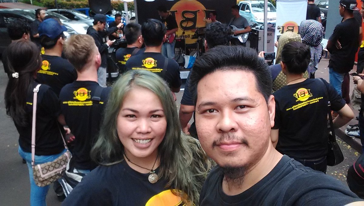 Out door stage event internasional Jazz Day April 30 2017 at introjazz cafe tangsel....yeaaahh