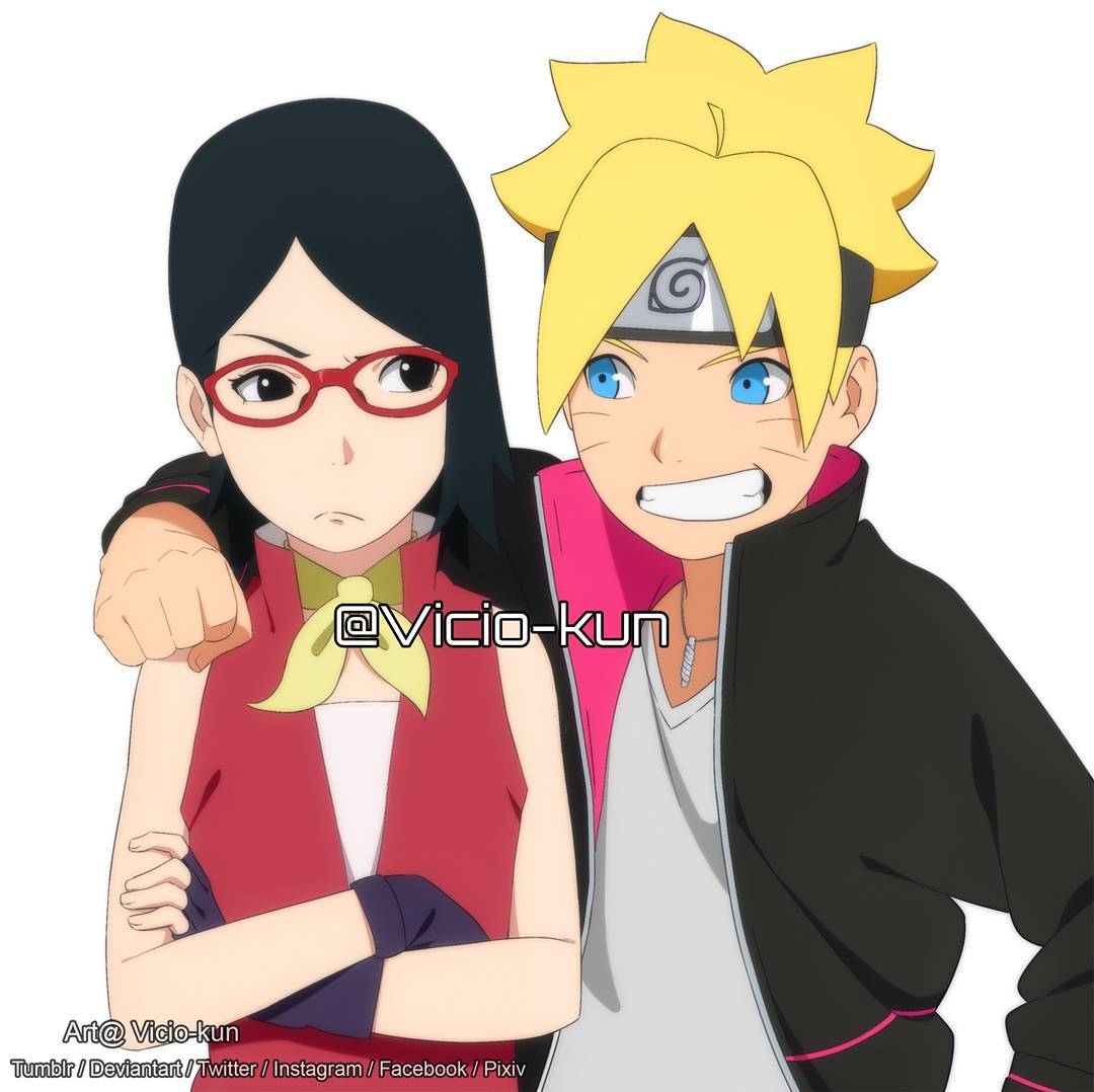 Fãs de naruto e boruto kun