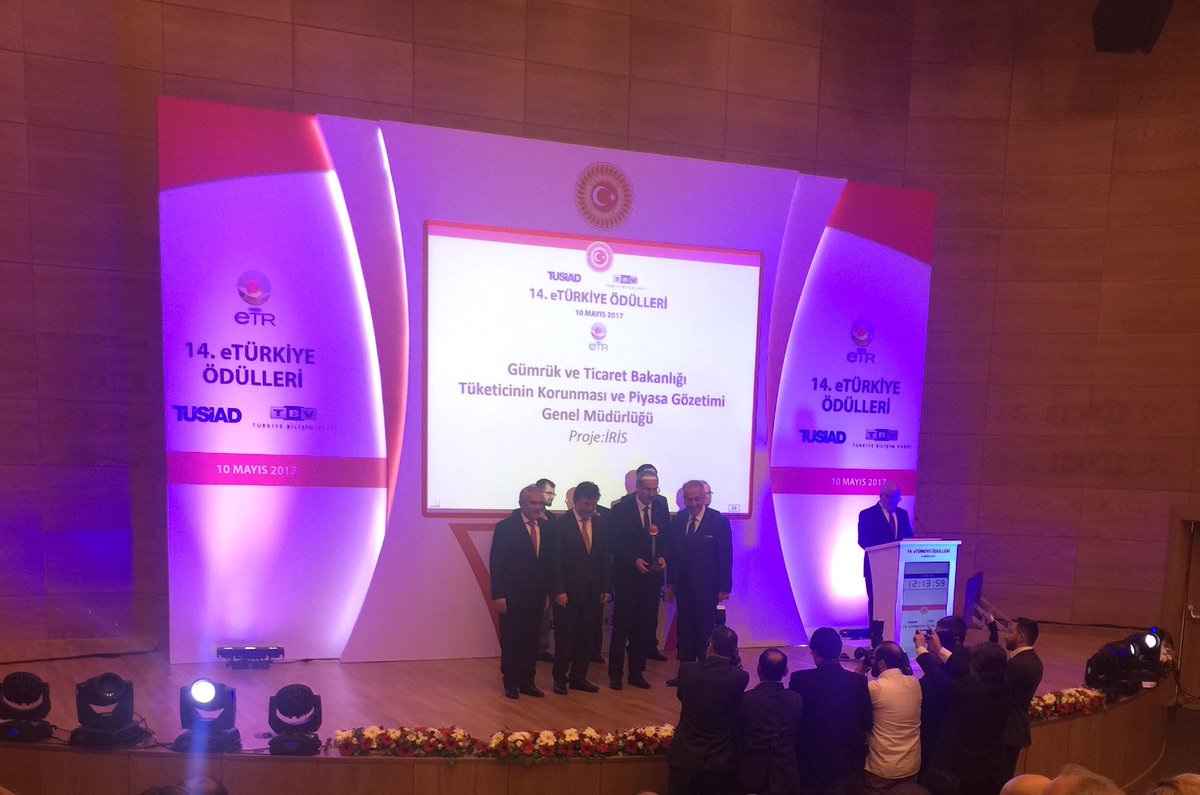 "Kamudan İş Dünyasına eHizmetler" Gümrük ve Ticaret Bakanlığı Tüketicinin Korunması ve Piyasa Gözetimi Genel Müdürlüğü –''İRİS" projesi