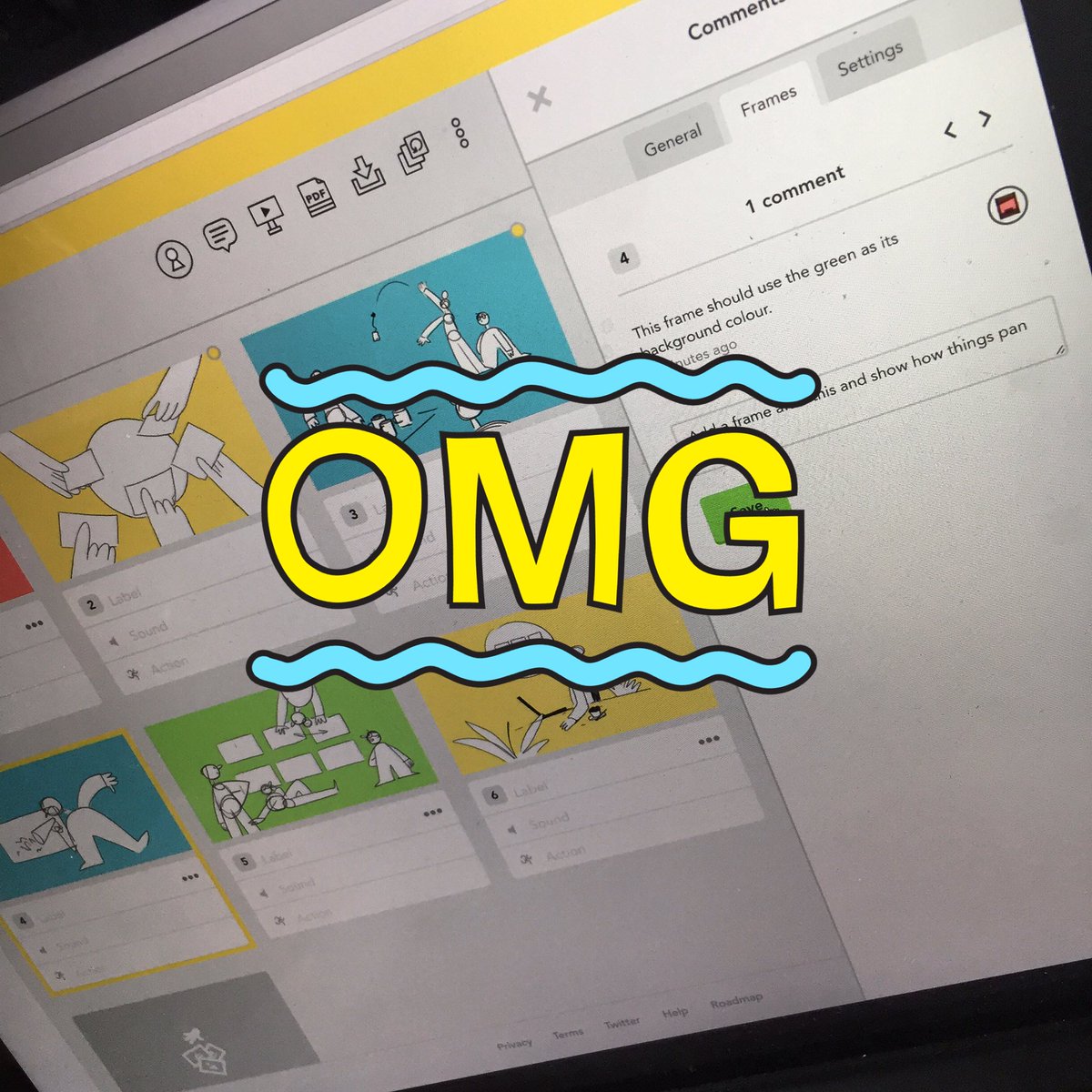 tomjudd1's tweet photo. Shhhh!!! we just soft launched commenting on Boords ๐ https://t.co/RGTCn9X49u #storyboardingMadeSimple https://t.co/8sFjWQlrMk