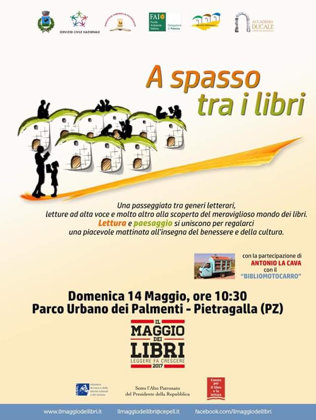 PLPietragalla's tweet photo. Domenica prossima presso il Parco Urbano dei Palmenti iniziativa nell'ambito de Il Maggio dei Libri organizzata dalla Biblioteca Comunale. https://t.co/petgbXyHhx