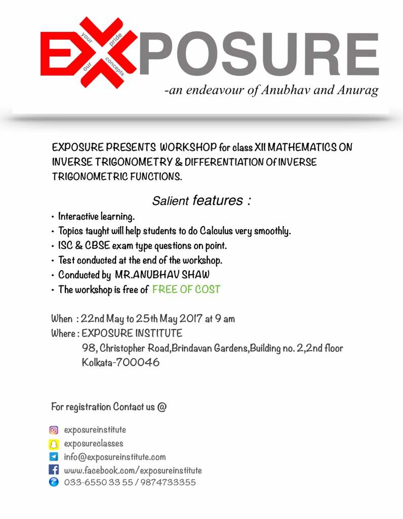 Exposureclasses tweet picture