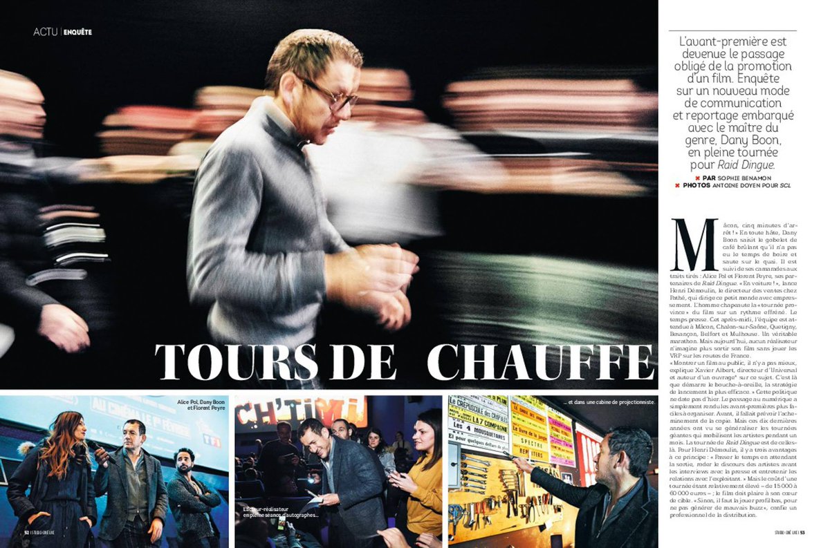 DanyBoonNews's tweet photo. Reportage sur les coulisses des avants premières à découvrir dans le #StudioCineLive d'Avril https://t.co/6P0pjnhgLy